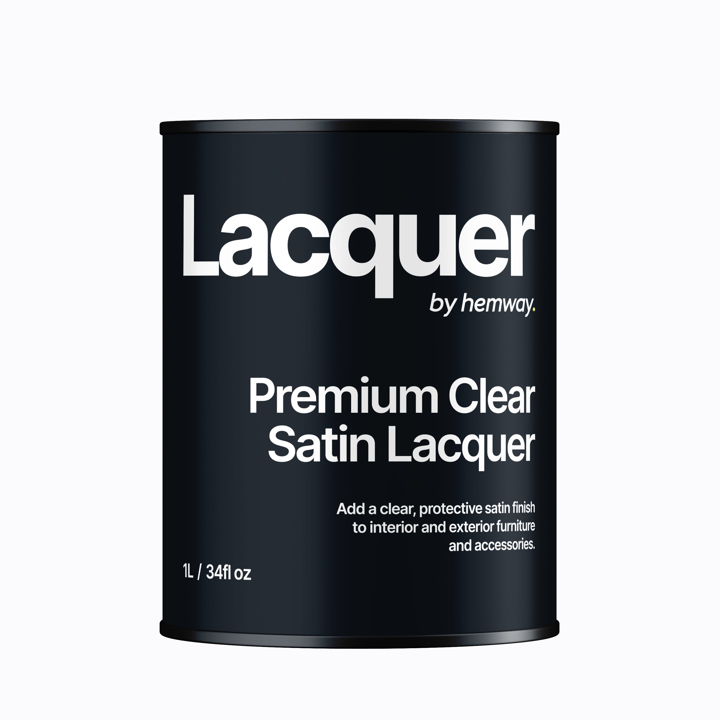 Clear Satin Lacquer | Protective Water-Based Varnish | Indoor Outdoor