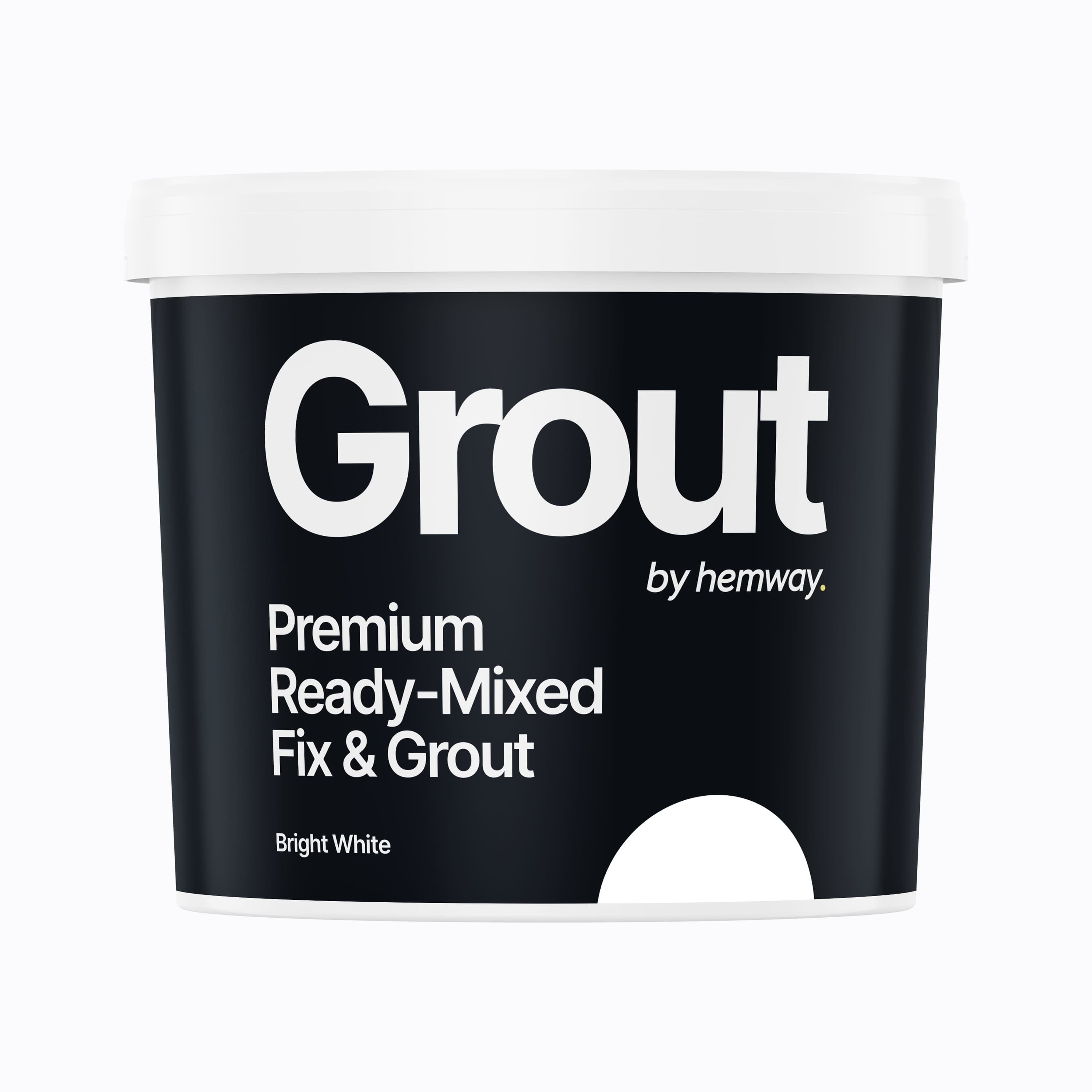 Bright White ReadyMixed Fix & Grout Grout Hemway